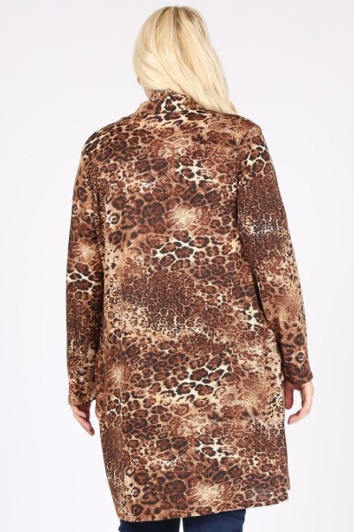 Leopard print cardigan Product Image