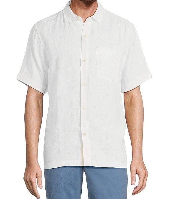 Tommy Bahama Linen Paradise Breezer Short Sleeve Woven Shirt Product Image