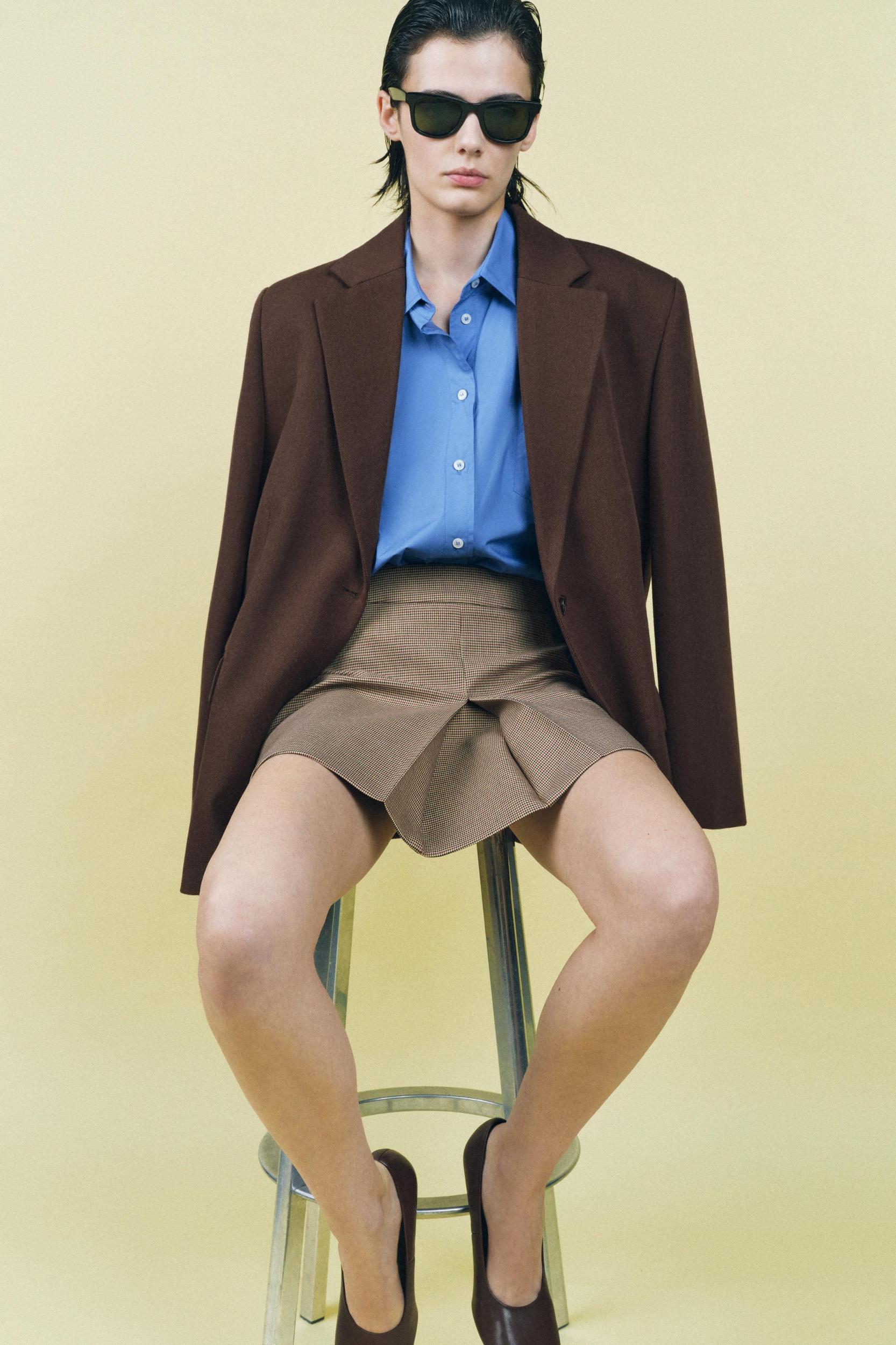 PLEATED MINI SKIRT ZW COLLECTION Product Image