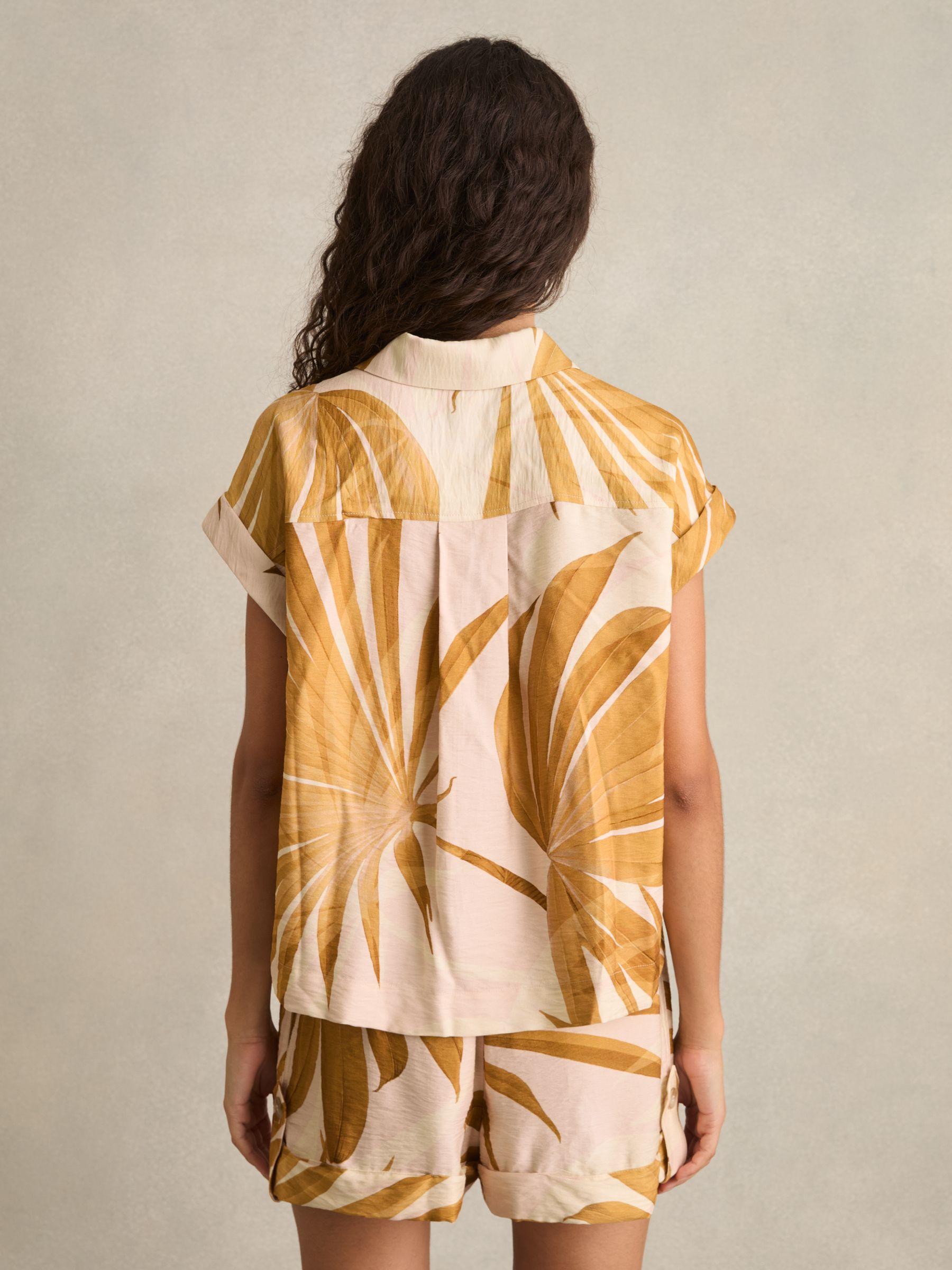 Palm Print Shirt in Neutral Product Image