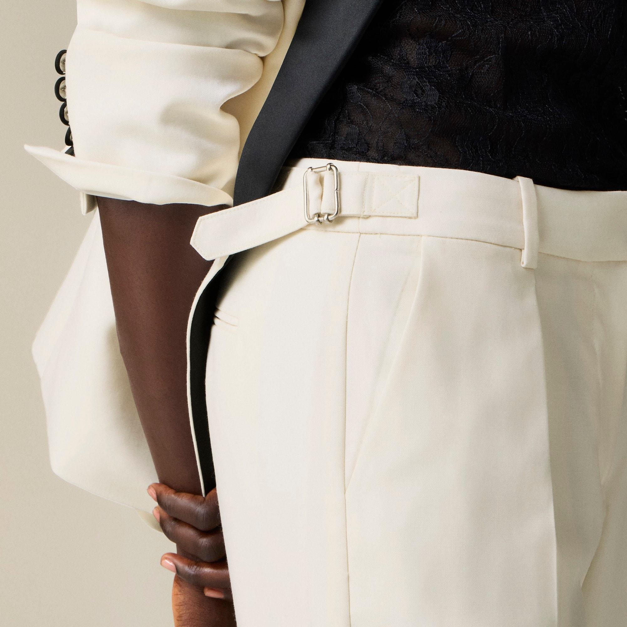 Collection high-rise Portia pant in tuxedo wool Product Image