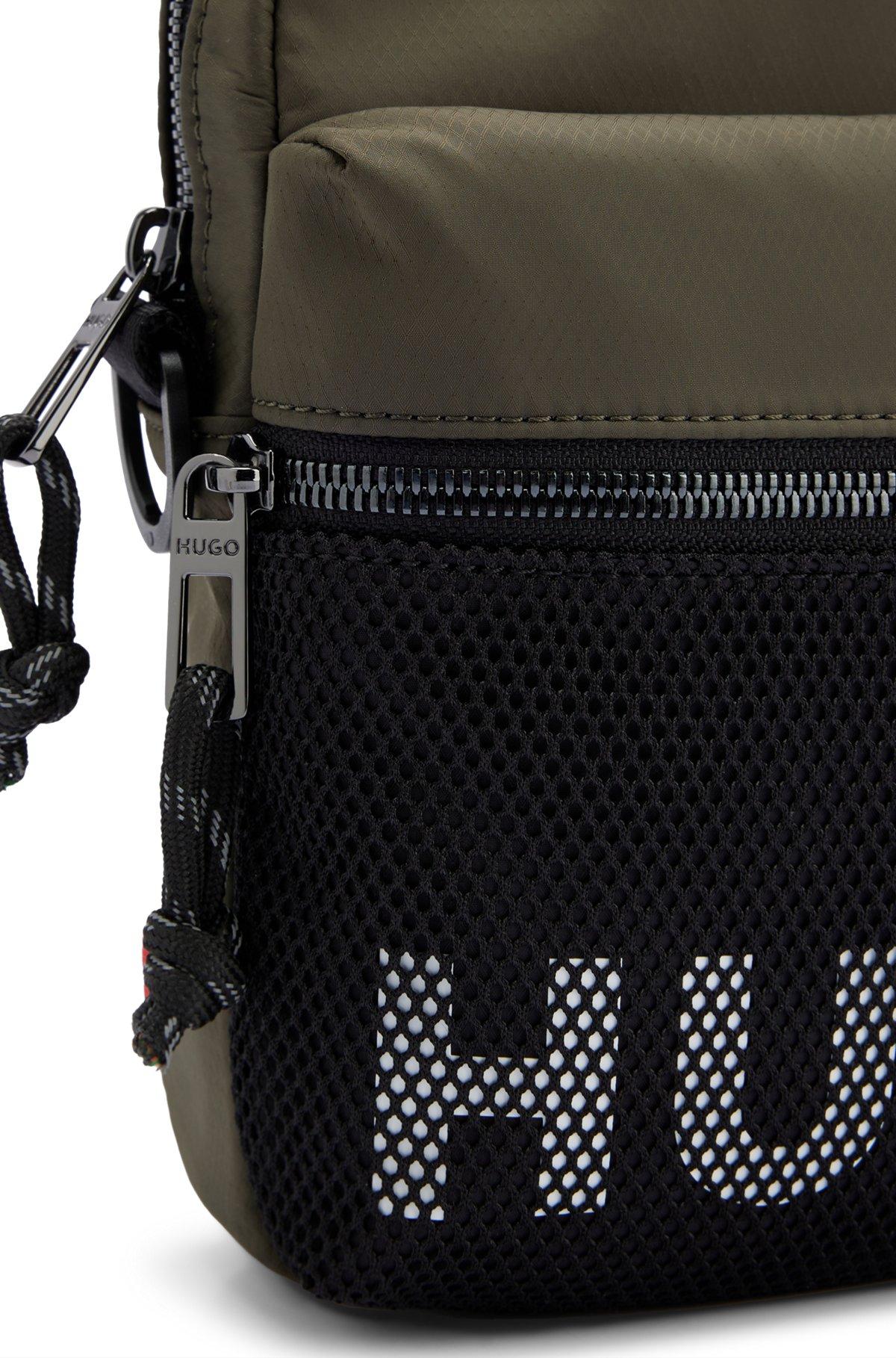 Reporter bag with contrast logo and mesh overlay Product Image