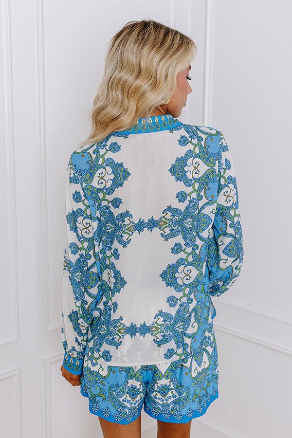 Milan Bound High Waist Paisley Shorts Product Image