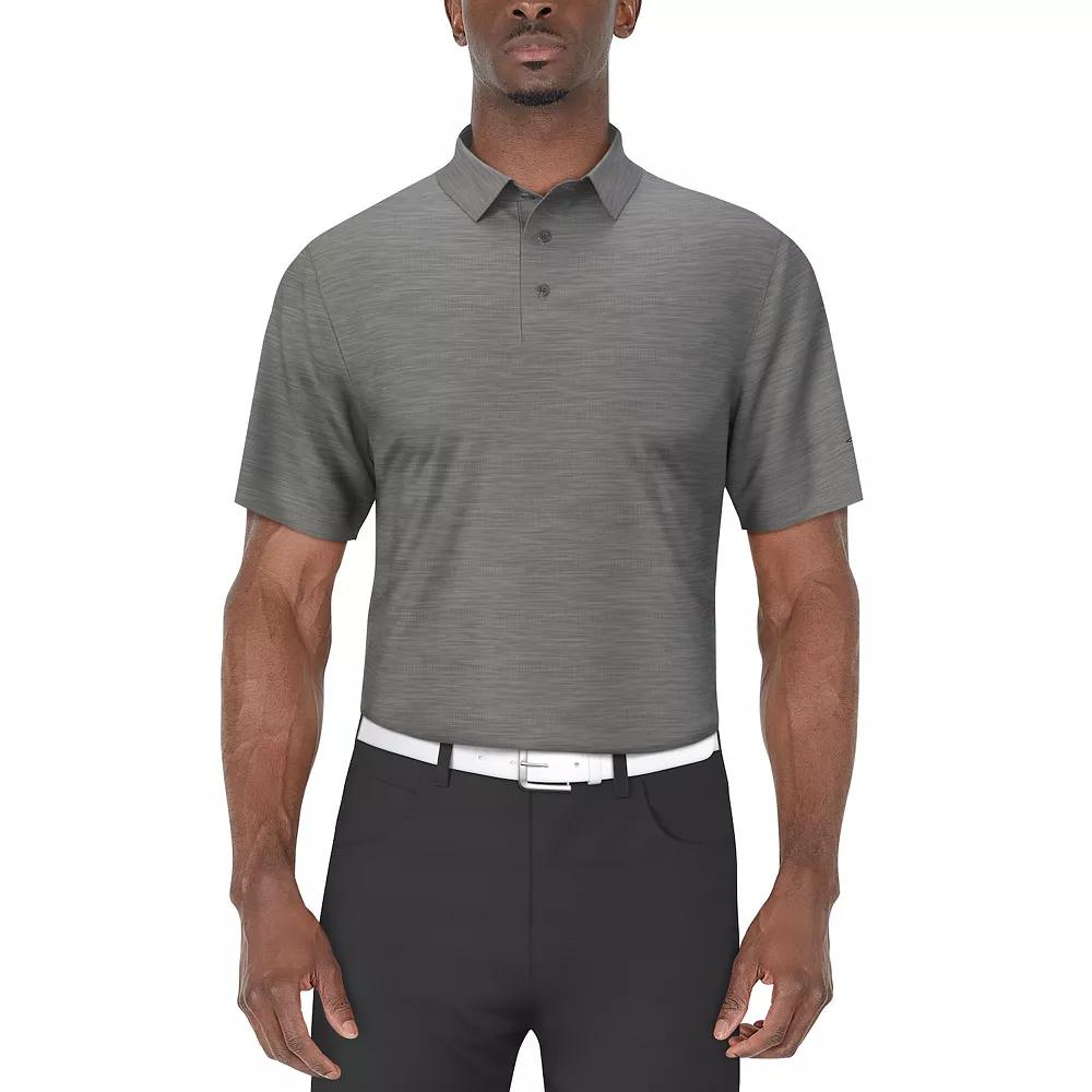 Men's Grand Slam Jaspe Airflow Short Sleeve Golf Polo Shirt,  Product Image
