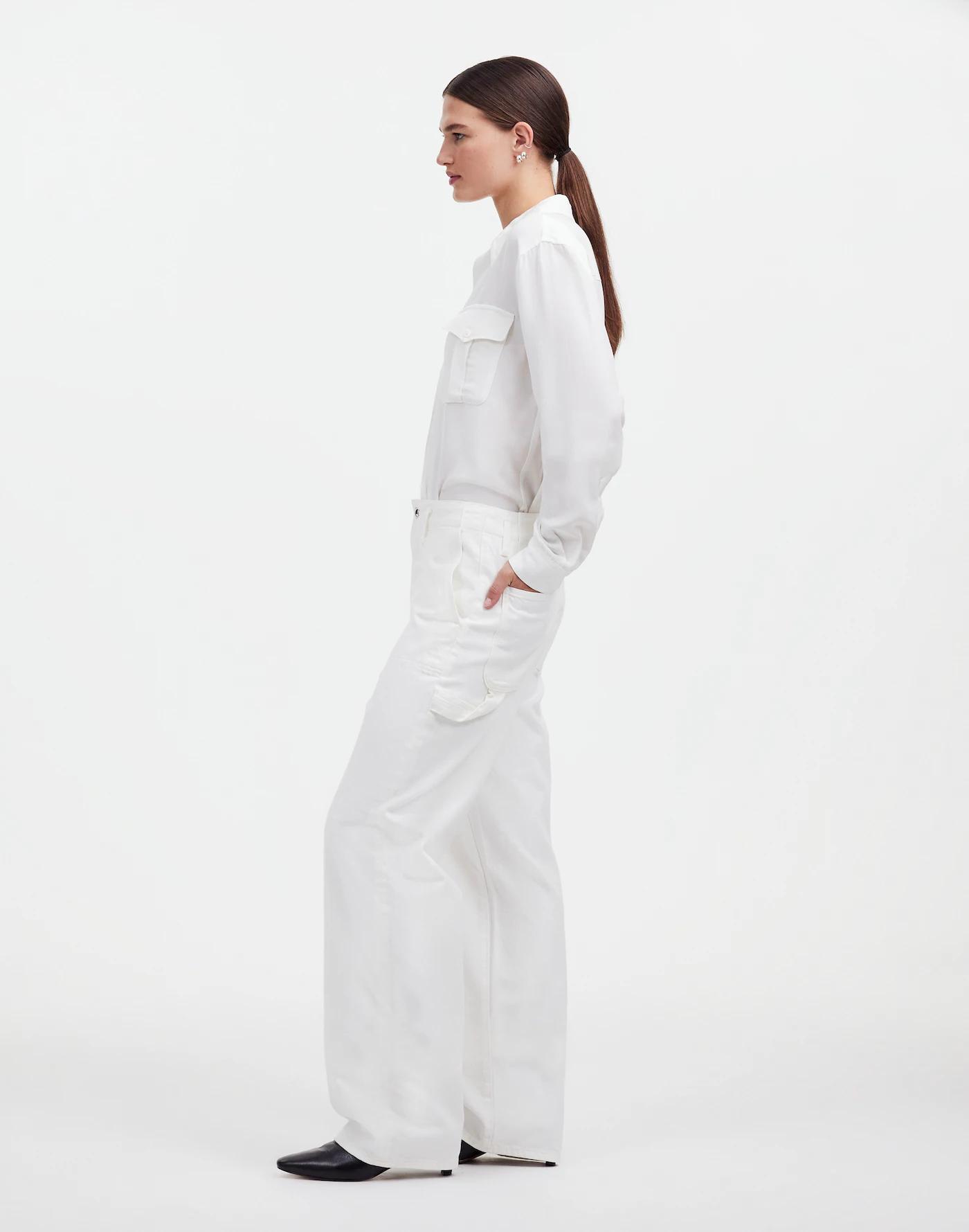 Alexa Chung for Madewell Workwear Jeans in True White Product Image