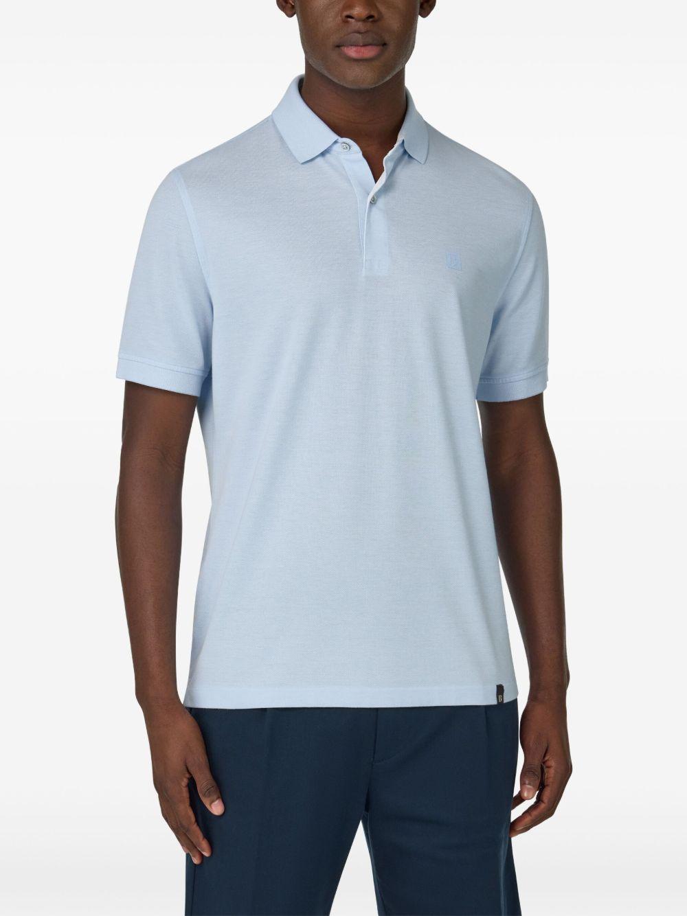 cotton piqué polo shirt  Product Image