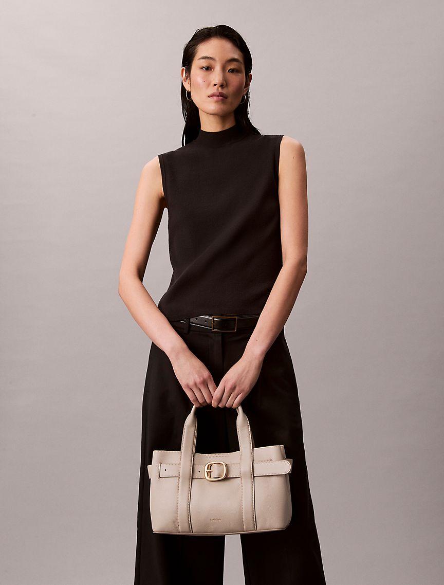 Belted Small Tote Bag Product Image