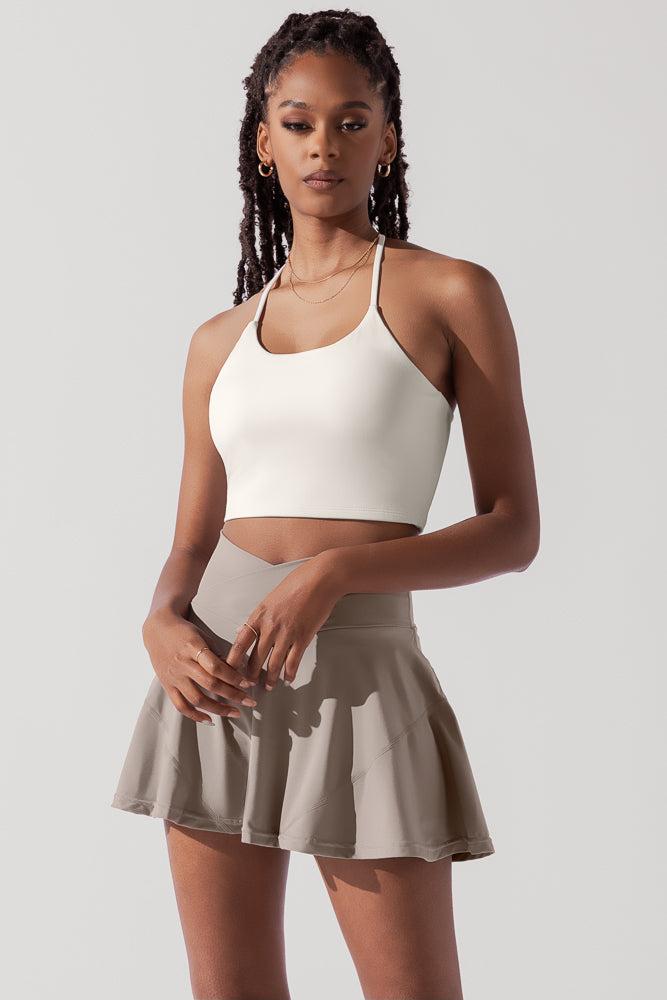 Flexy Crop Top - Cream Product Image