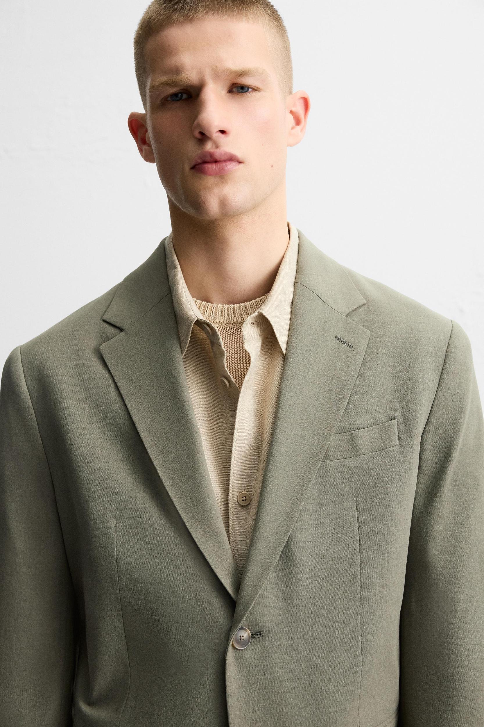 WOOL BLEND SUIT JACKET Product Image