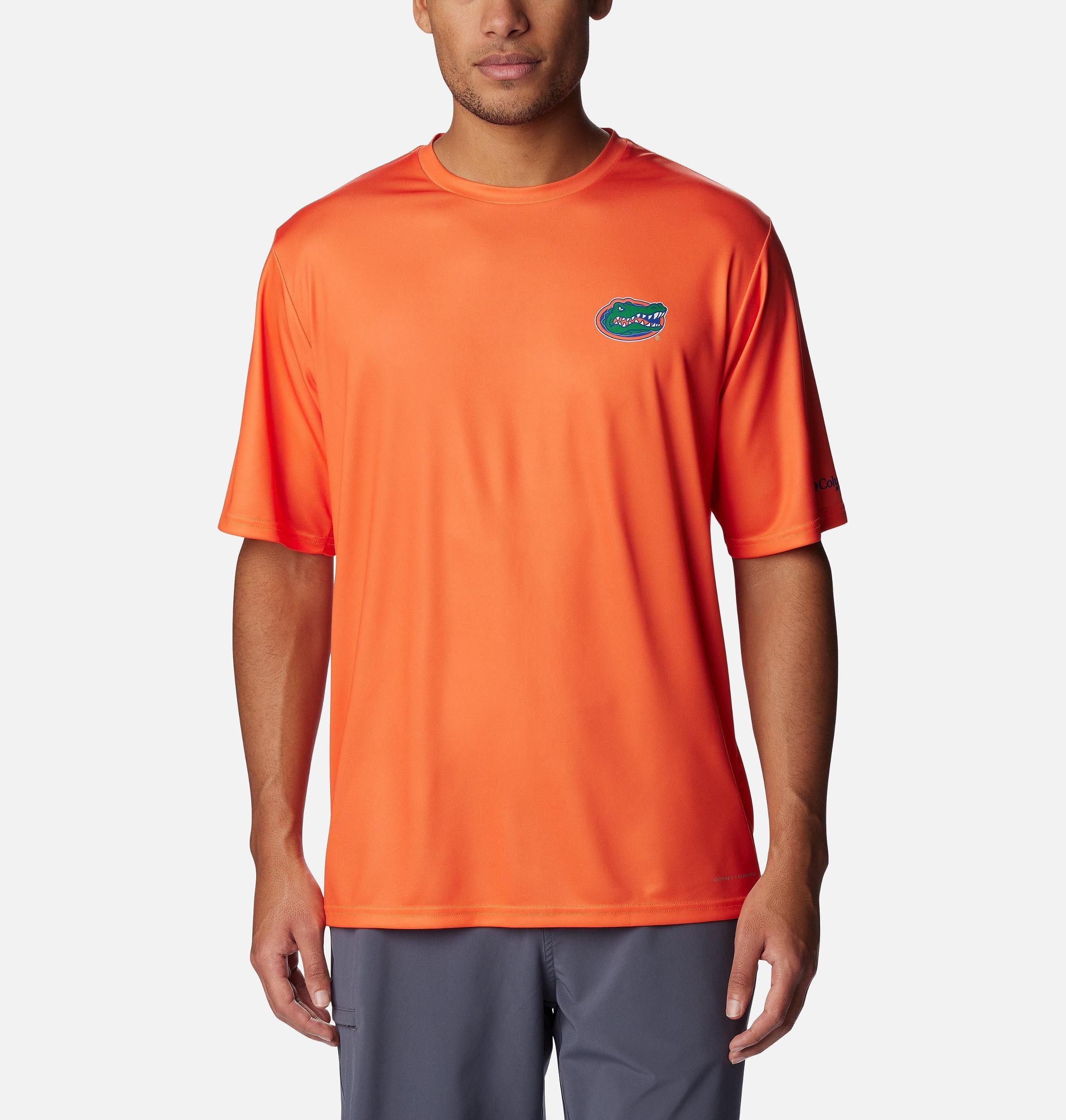 Columbia Mens Collegiate PFG Terminal Tackle Short Sleeve Shirt - Florida- Product Image