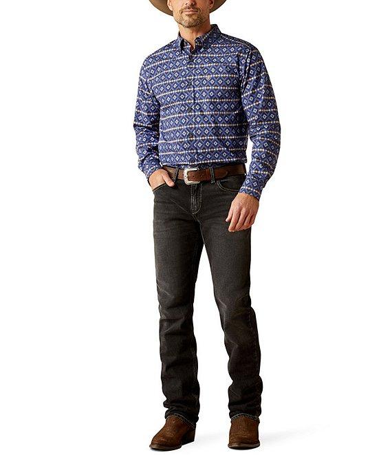 Ariat Connor Long Sleeve Printed Fitted Shirt Product Image