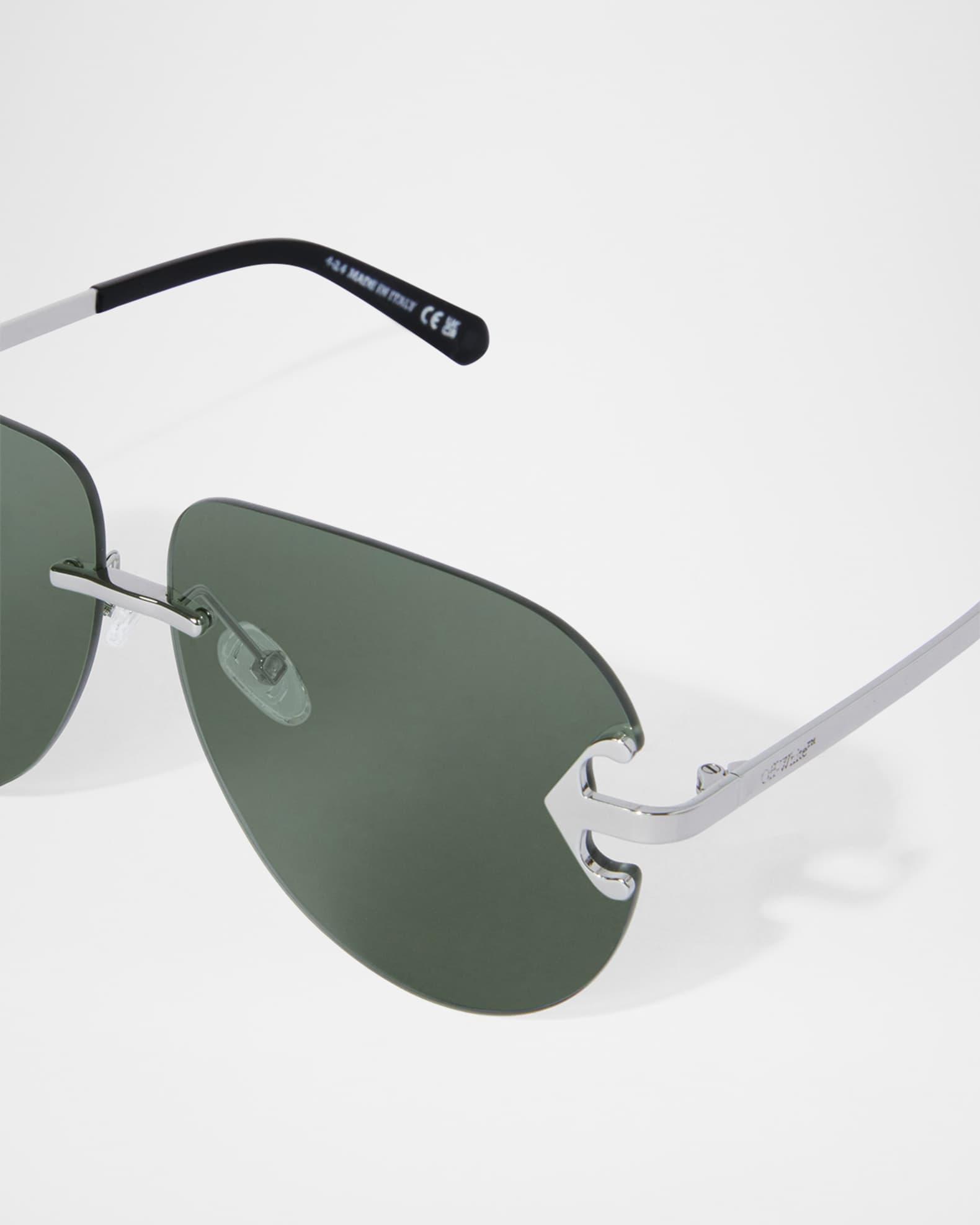 Mens Alexandria Metal Round Sunglasses Product Image