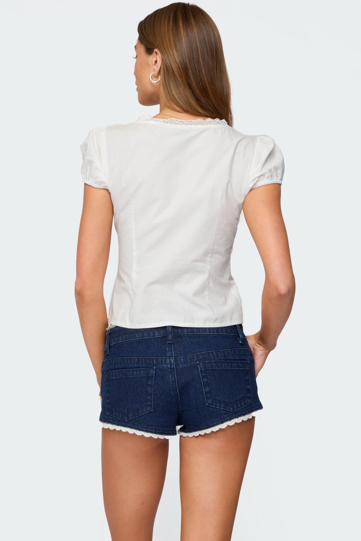 Antonella Cotton Button Up Top Product Image