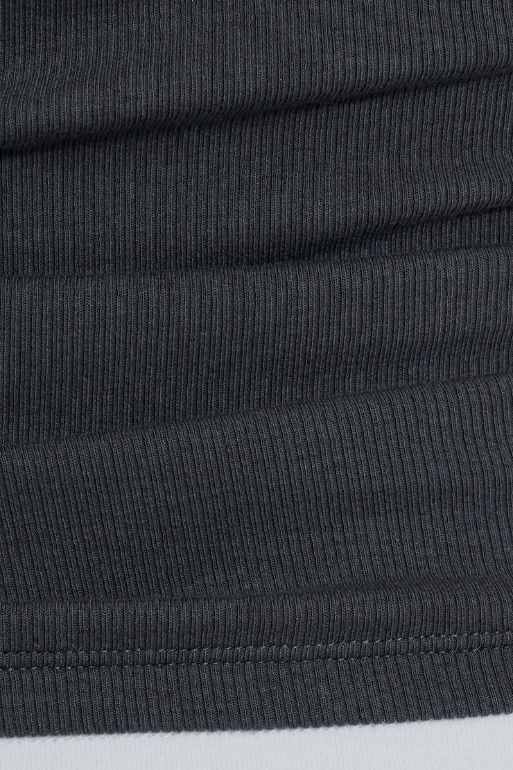Ribbed Double Layer T-Shirt Product Image