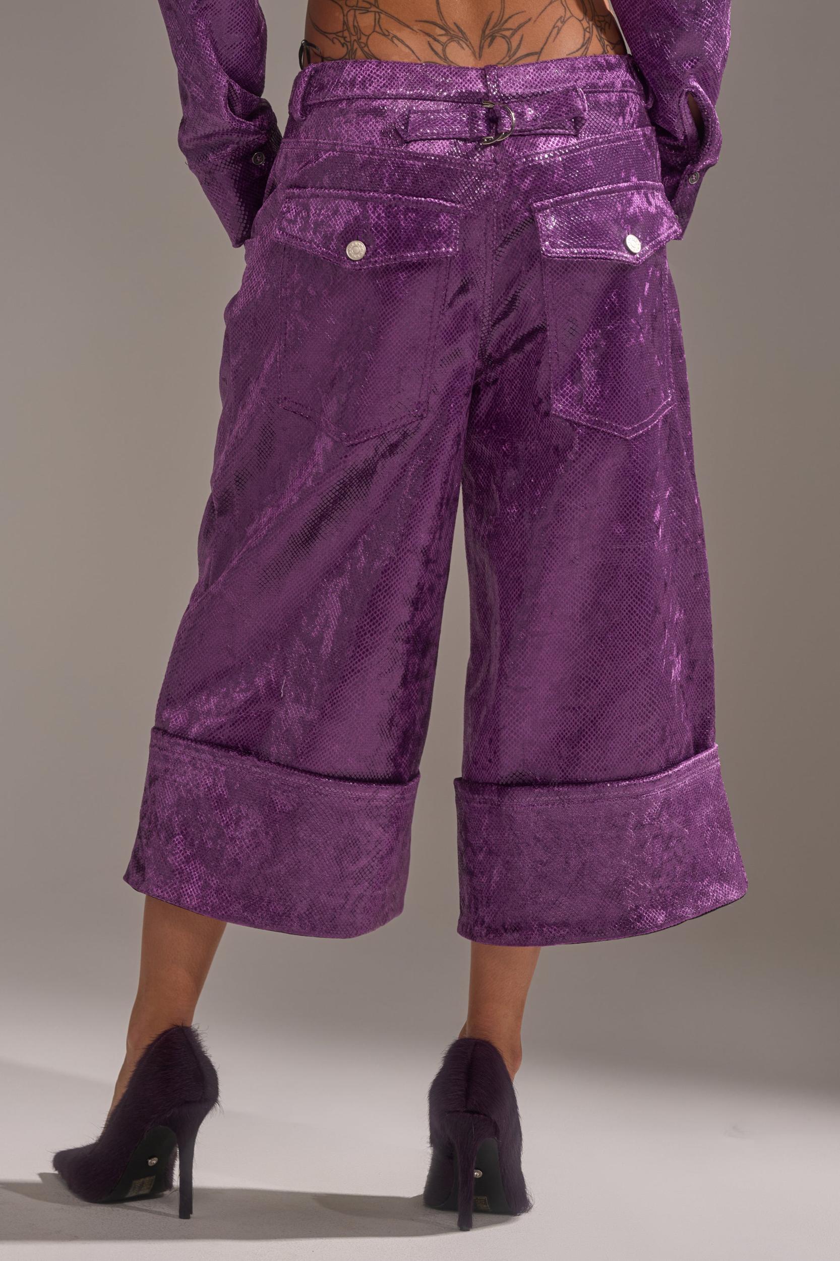 CRAZY TOUCH VELVET TROUSER Product Image