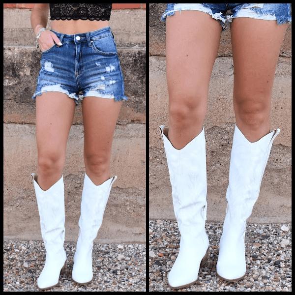 White Waco Whipstitch Cowgirl Boots* Product Image
