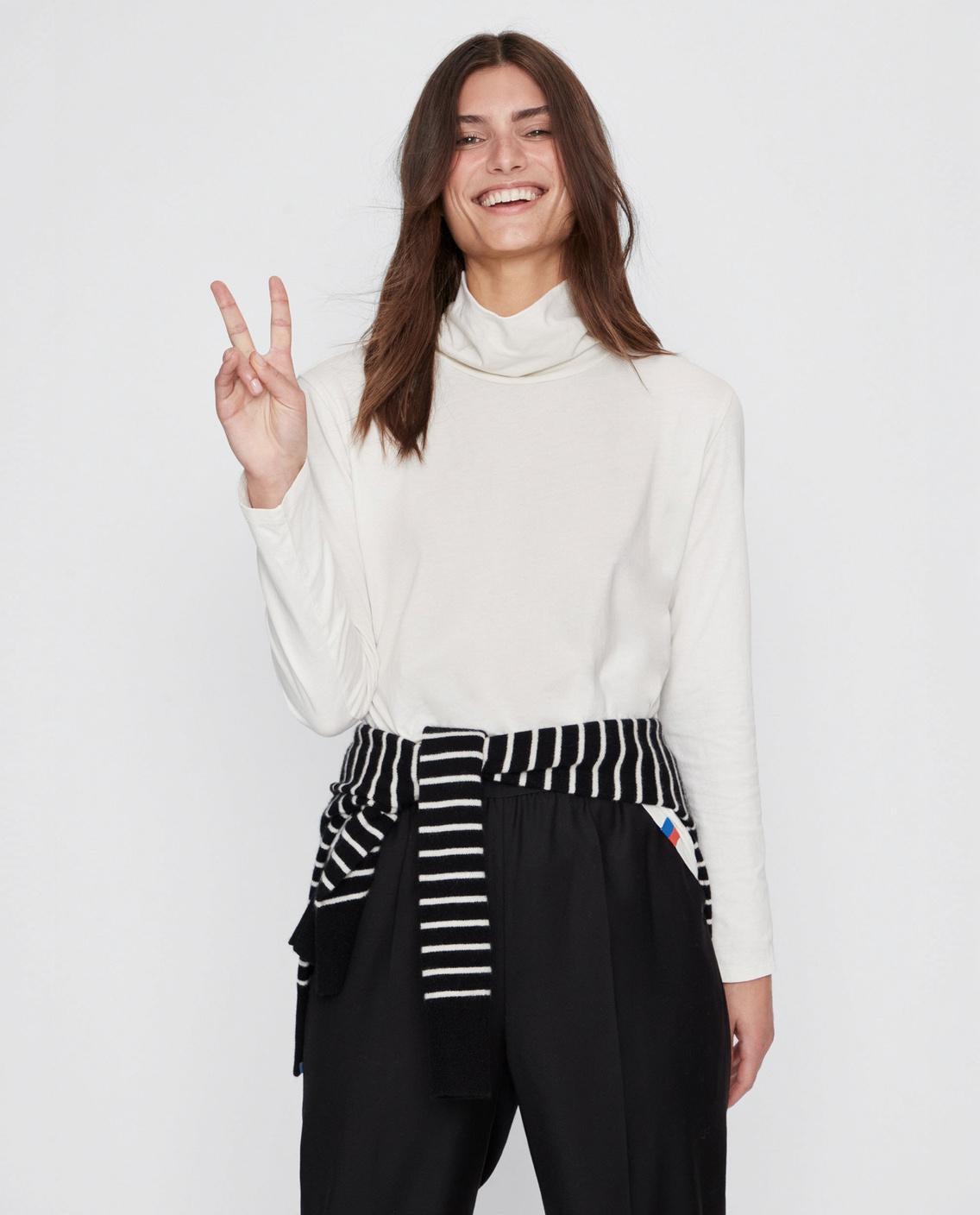 The Turtleneck - Cream Female Product Image