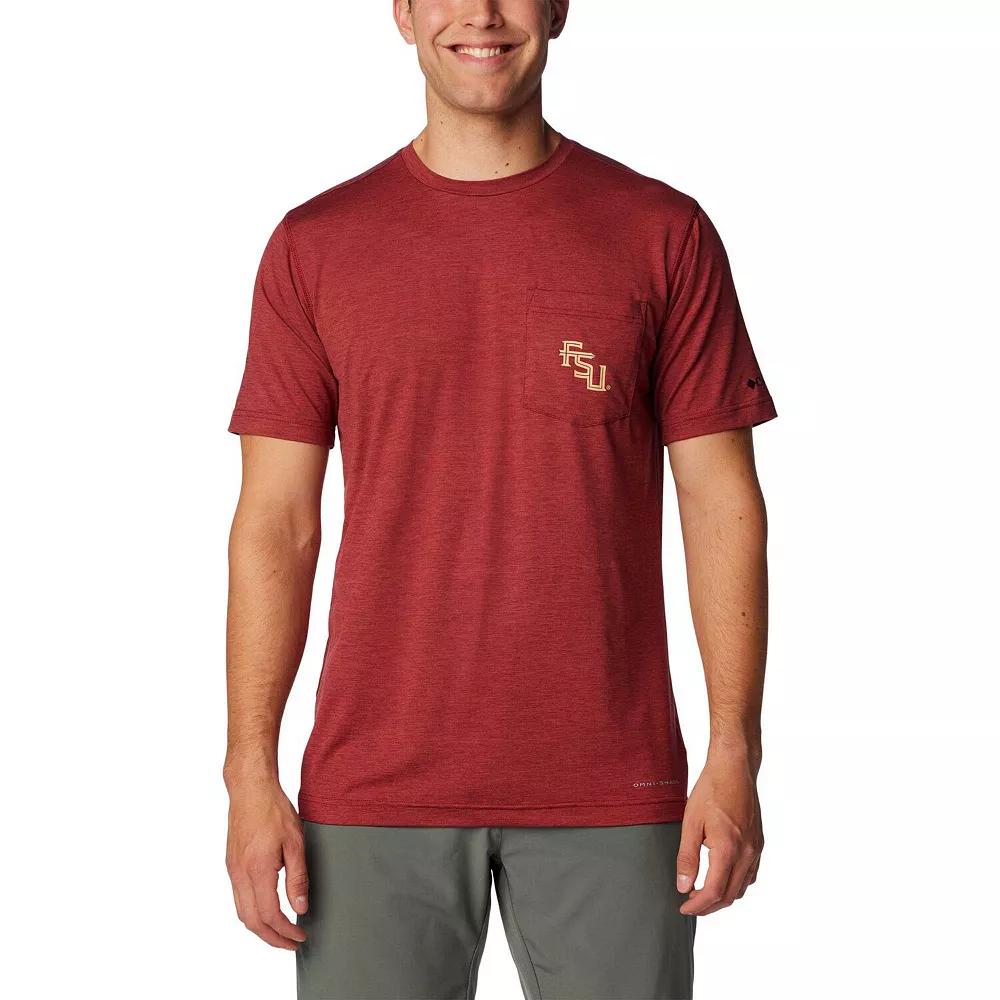 Men's Columbia Garnet Florida State Seminoles Tech Trail Omni-Wick T-Shirt,  Product Image