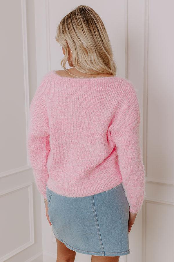 Sweet Surprise Eyelash Knit Sweater Product Image