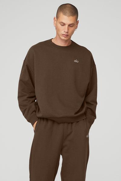 Accolade Crew Neck Pullover - Espresso Male Product Image
