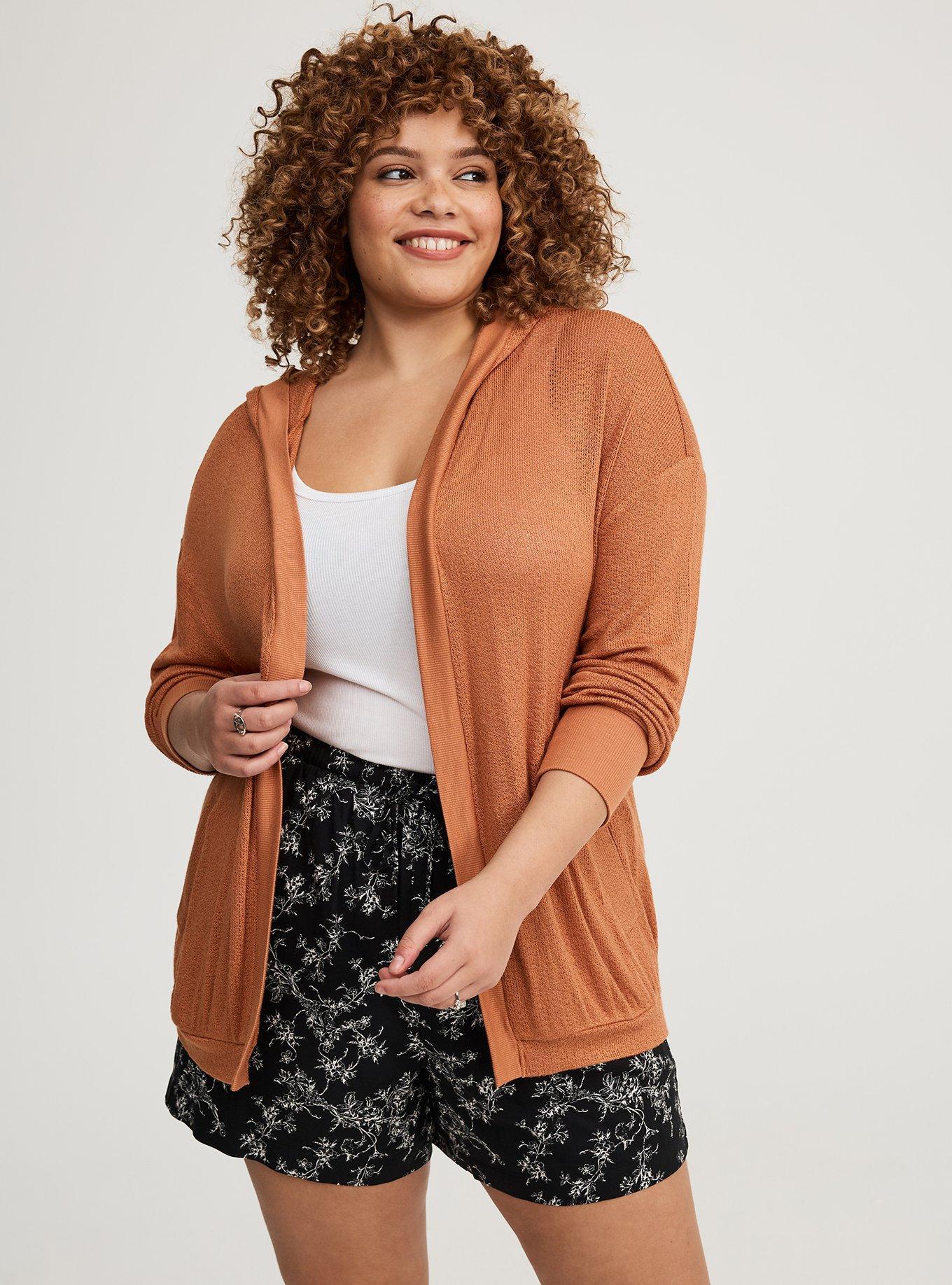 Open Hooded Cardigan Product Image