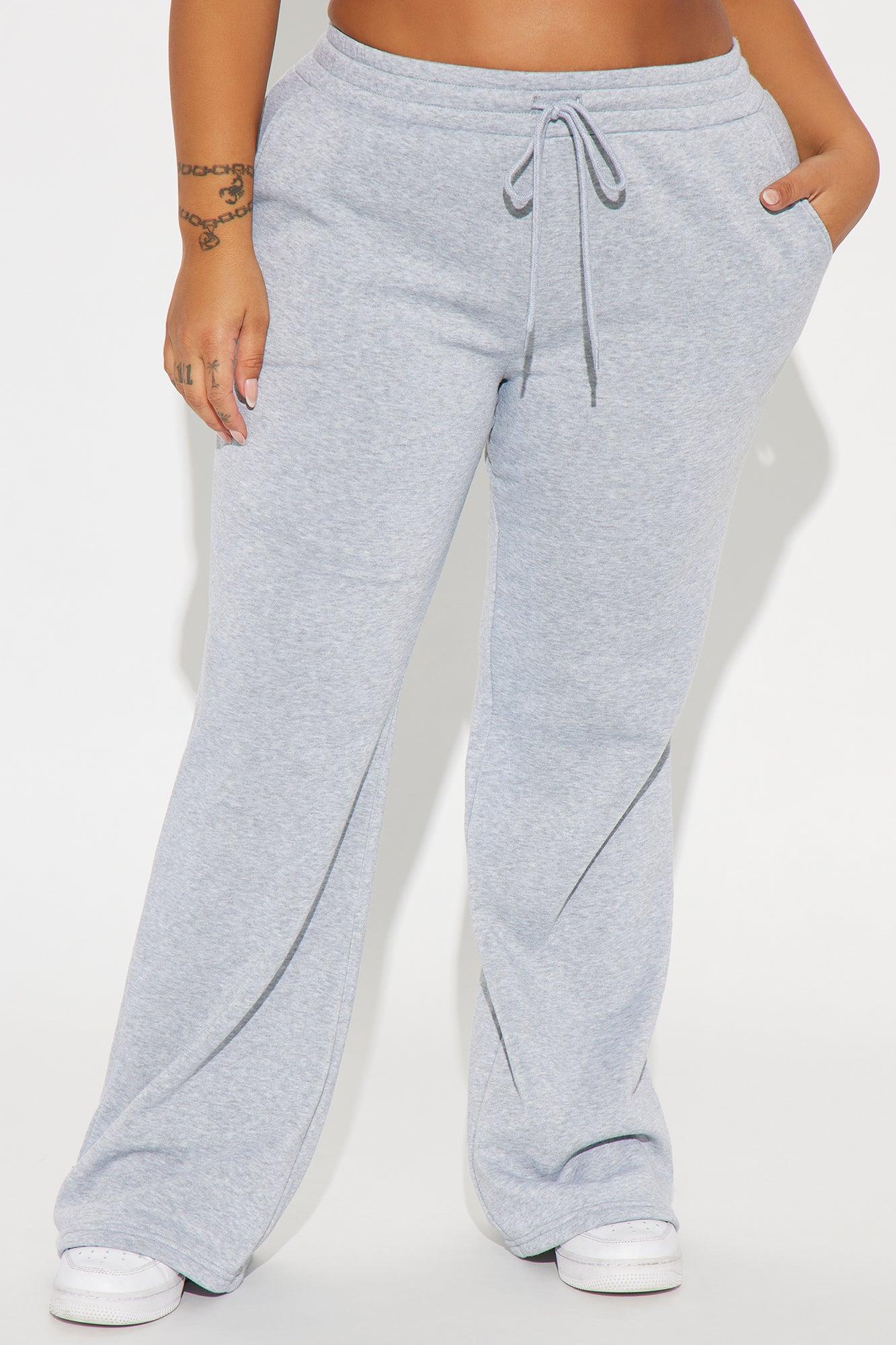 Candice Lounge Flare Pant - Heather Grey Product Image