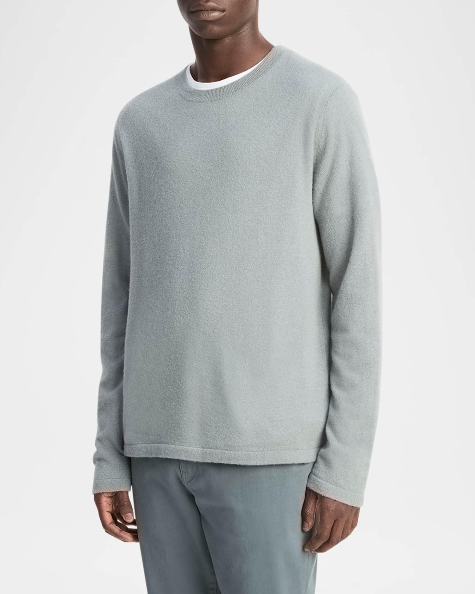 Men's Cashmere and Mulberry Silk Long-Sleeve T-Shirt Product Image