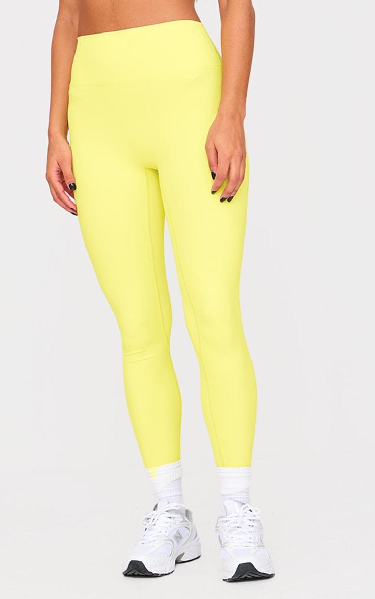 Lime Ultimate Sculpt High Waist Gym Leggings Product Image