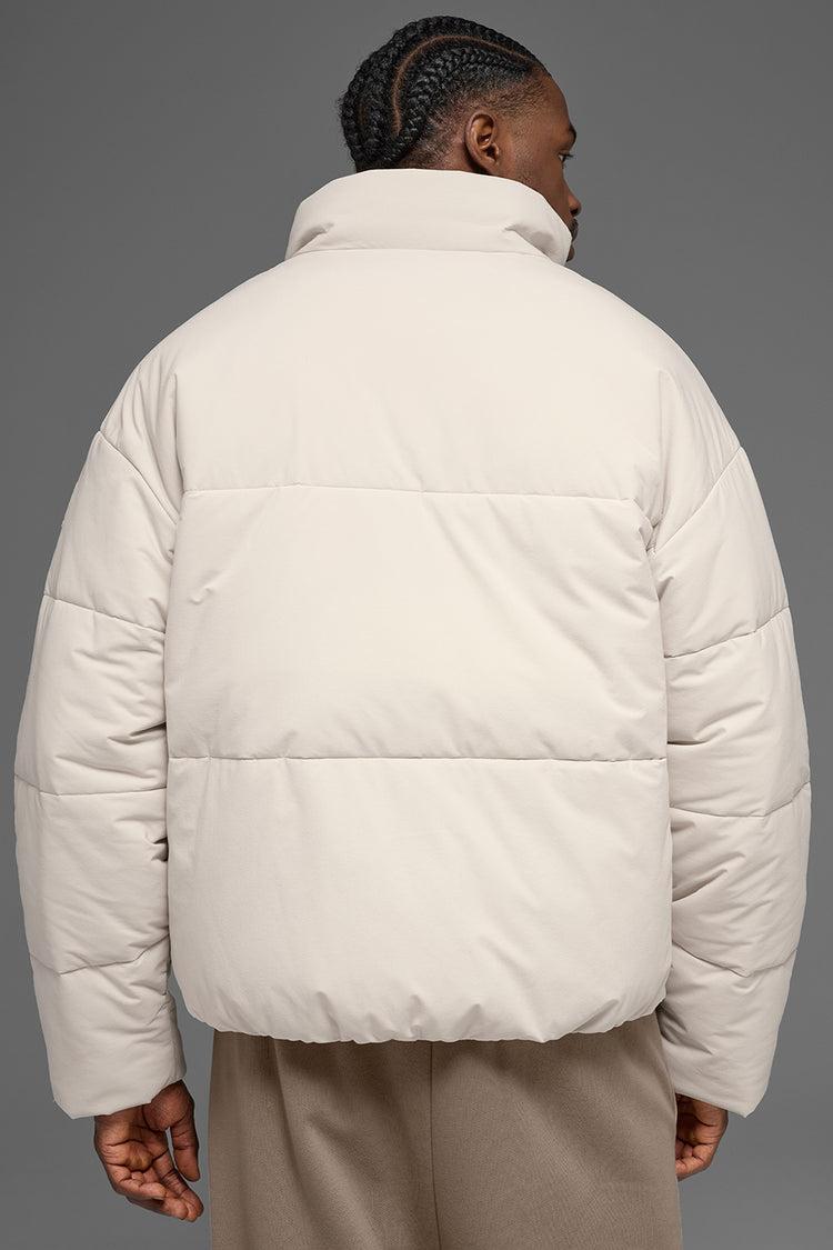 Stretch Woven Street Puffer - Bone Product Image