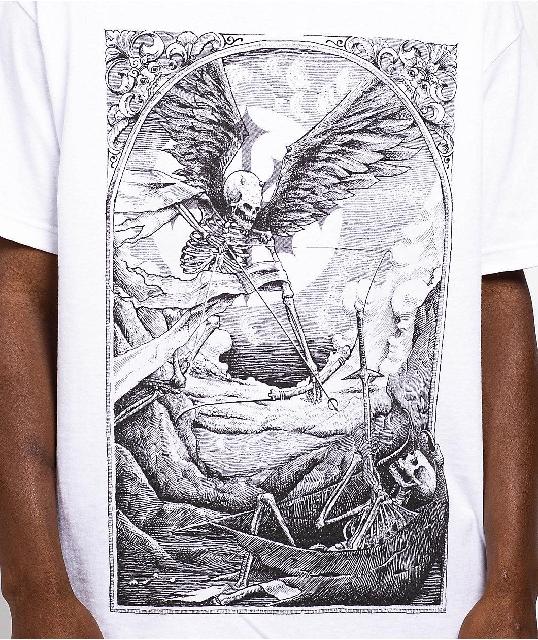 Disorder Wings White T-Shirt Product Image