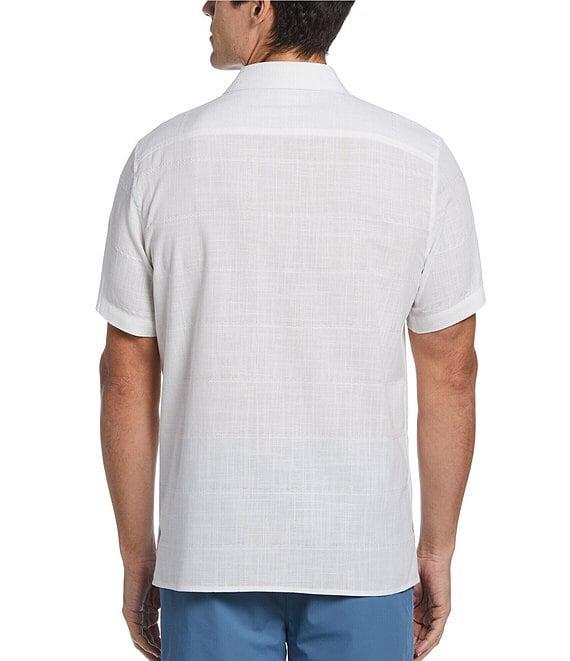 Perry Ellis Short Sleeve Solid Plaid Pattern Shirt Product Image