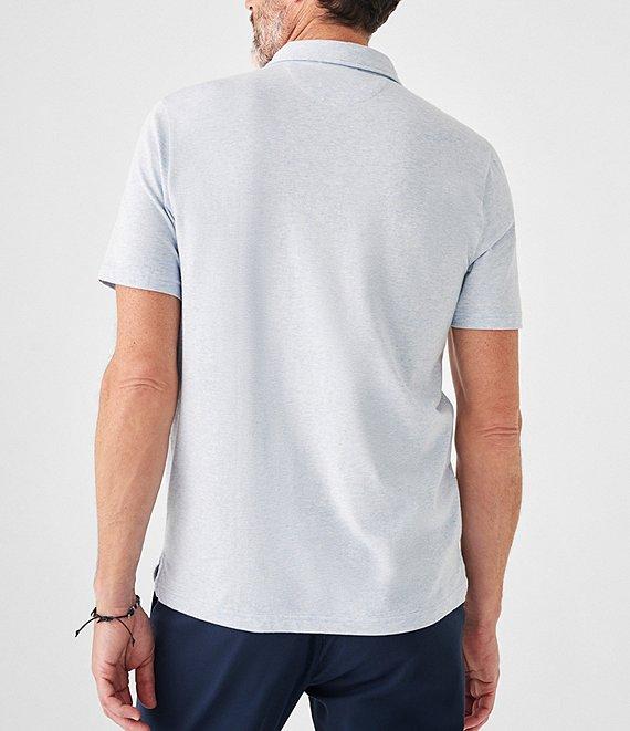 Faherty Movement Heather Short Sleeve Polo Shirt Product Image