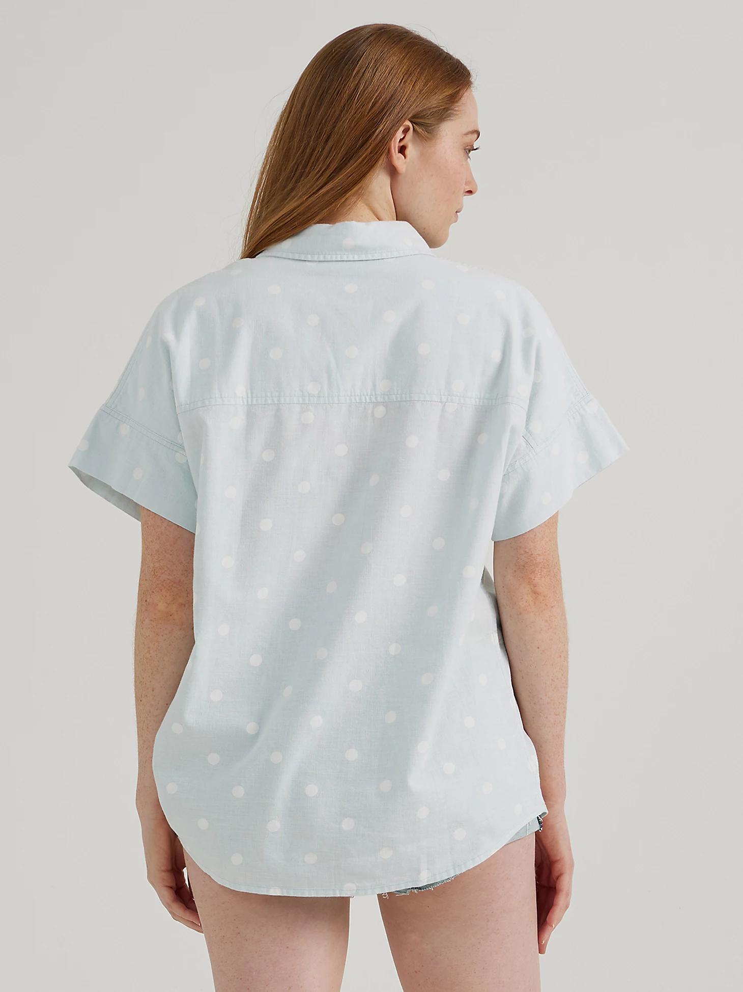 Women's Short Sleeve Polka Dot Utility Shirt | Women's Tops & Tees | Lee® Product Image