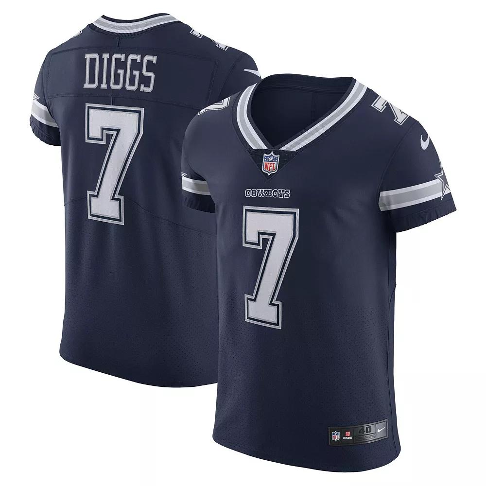 Men's Nike Trevon Diggs Navy Dallas Cowboys Vapor Elite Jersey,  Product Image