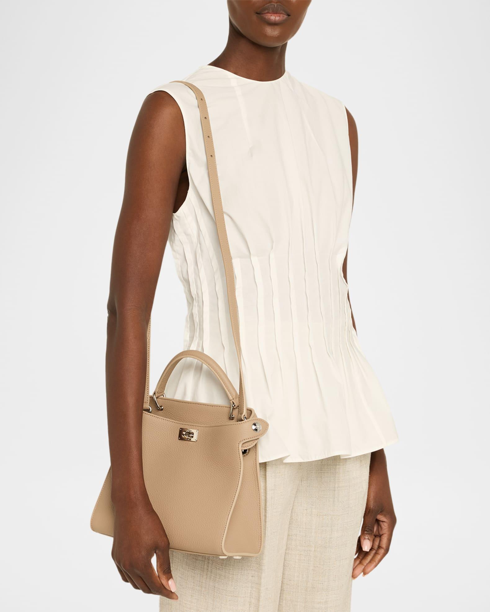 Lutece Mini Grained Leather Top-Handle Bag Product Image