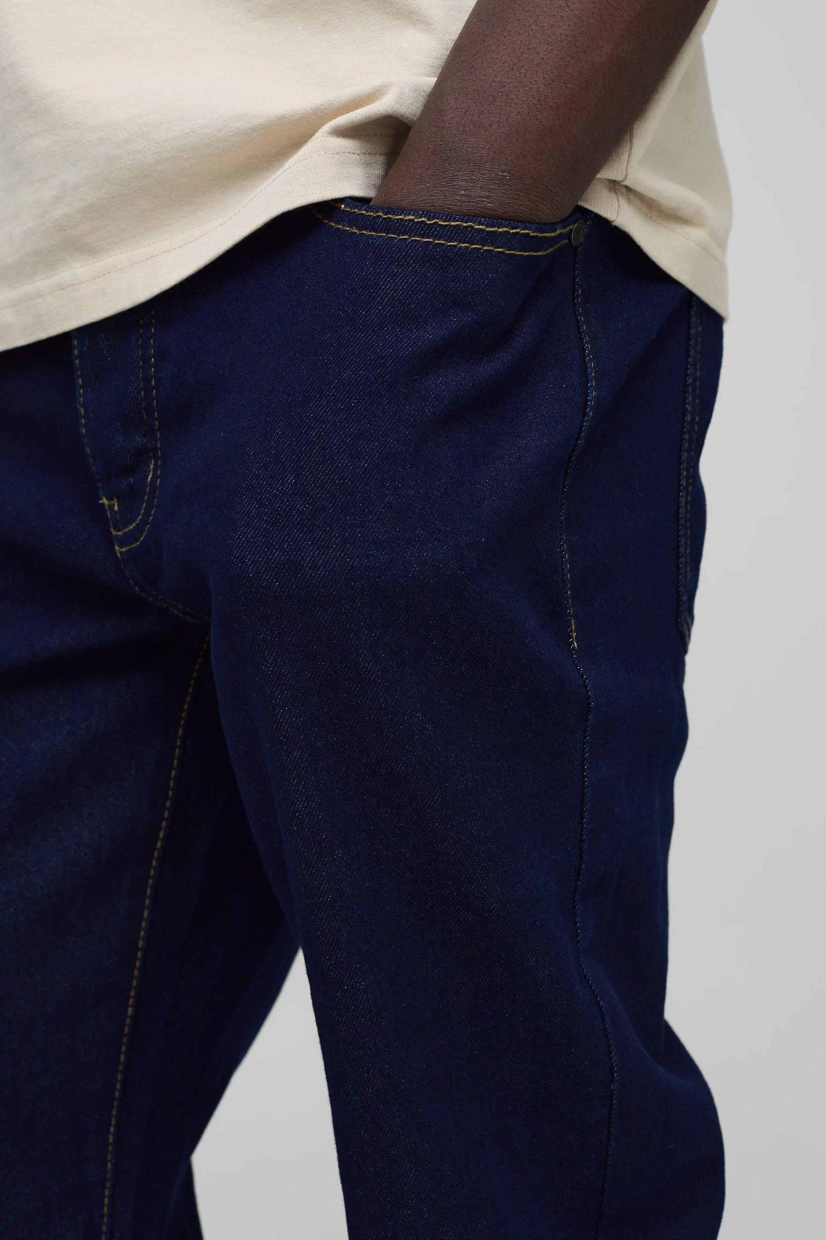 Relaxed Rigid Flare Jean | boohooMAN USA Product Image