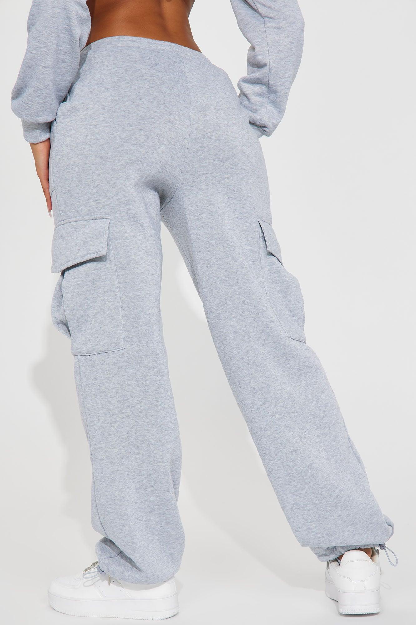 Tessa Fleece Lounge Jogger - Grey Product Image