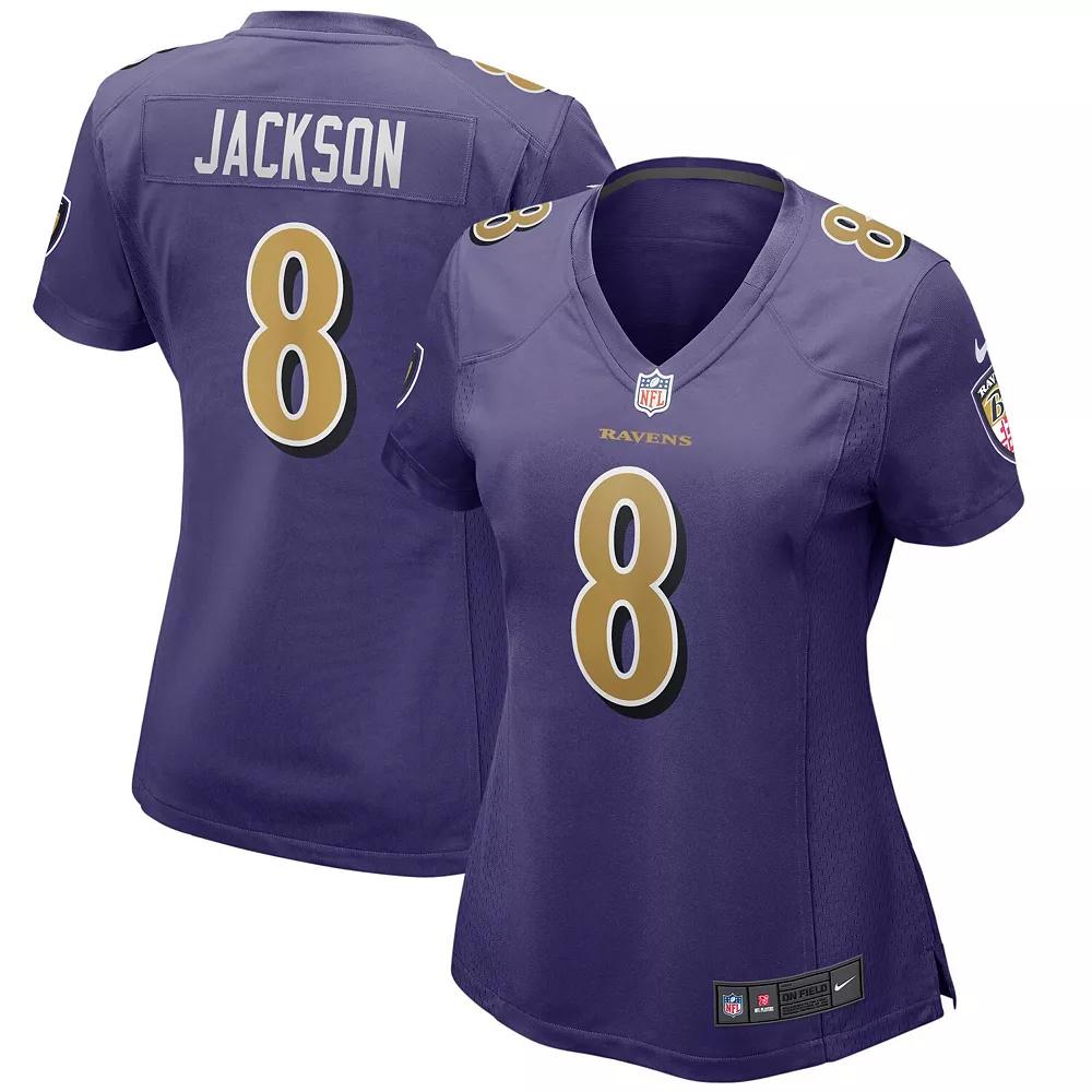 Women's Nike Lamar Jackson Purple Baltimore Ravens Alternate Game Player Jersey,  Product Image