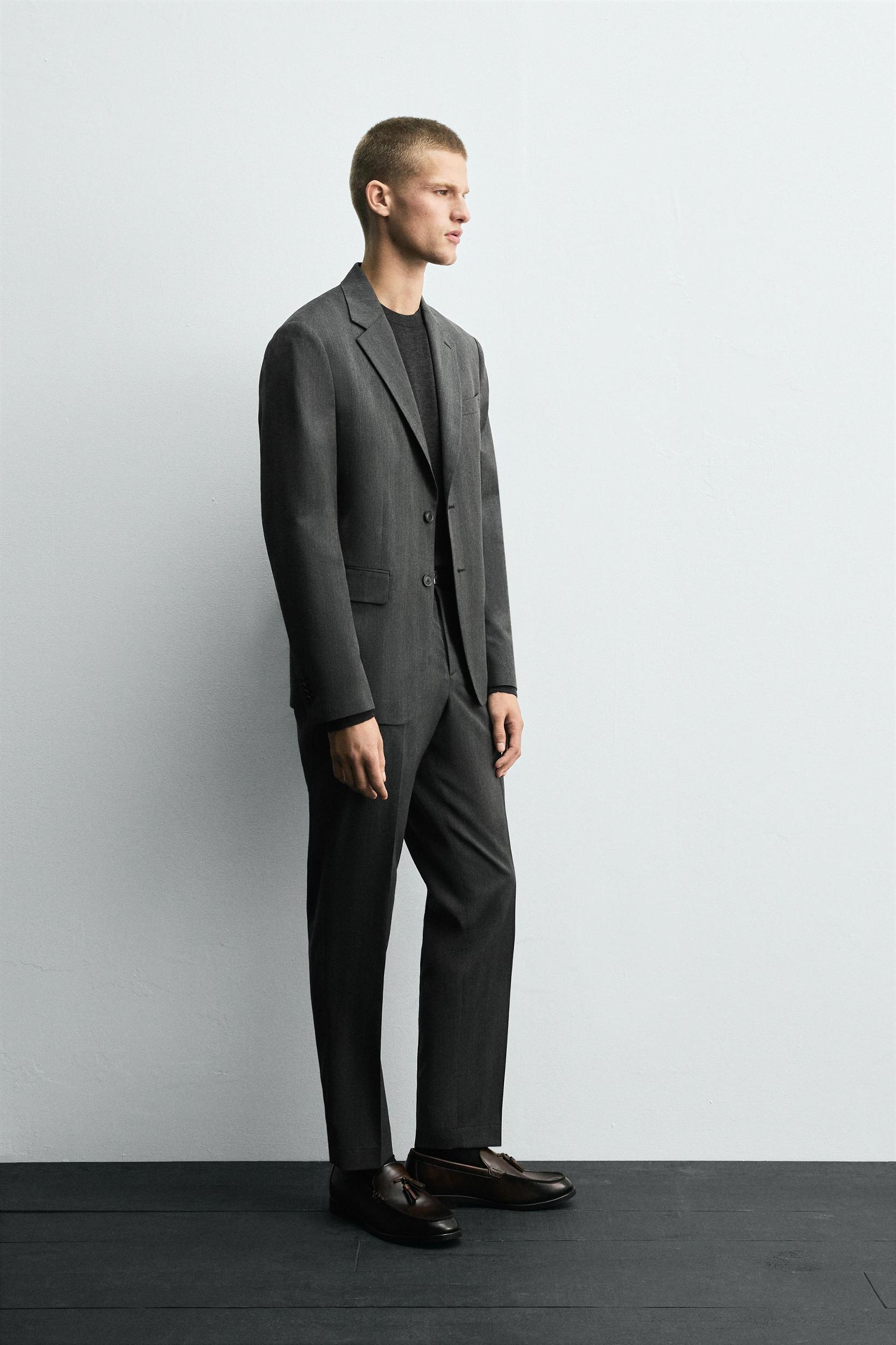 HERRINGBONE SUIT BLAZER Product Image