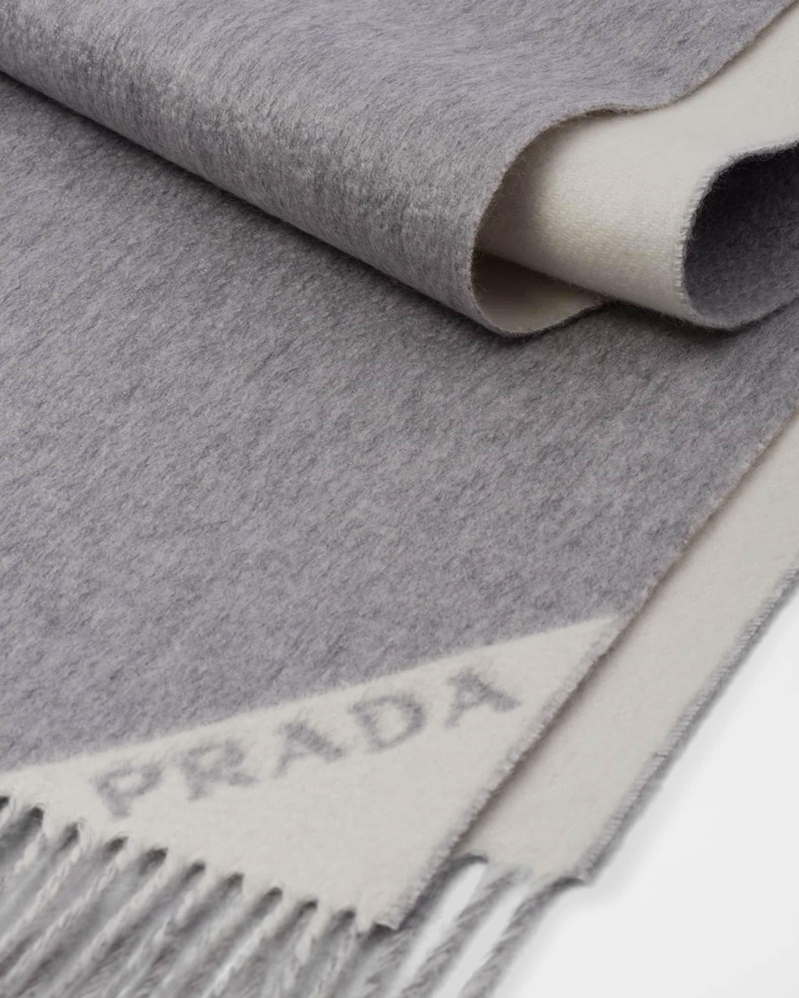 Double-Face Cashmere Fringe Scarf Product Image