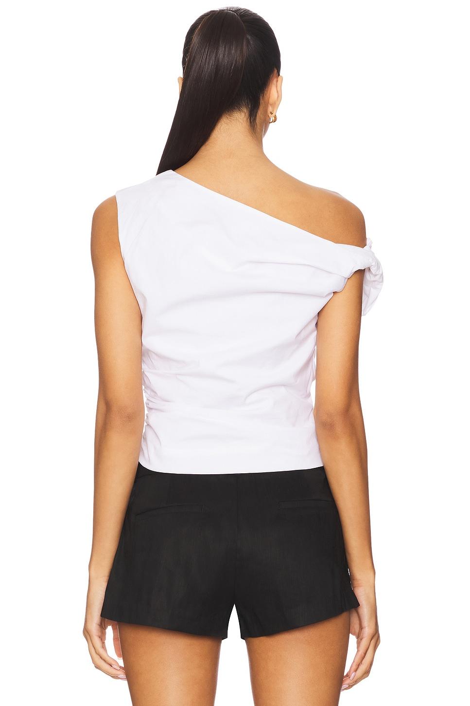 Poplin Off Shoulder Top Good American Product Image