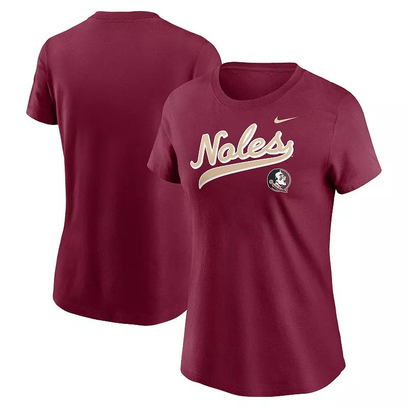 Women's Nike Garnet Florida State Seminoles Local Script T-Shirt,  Product Image