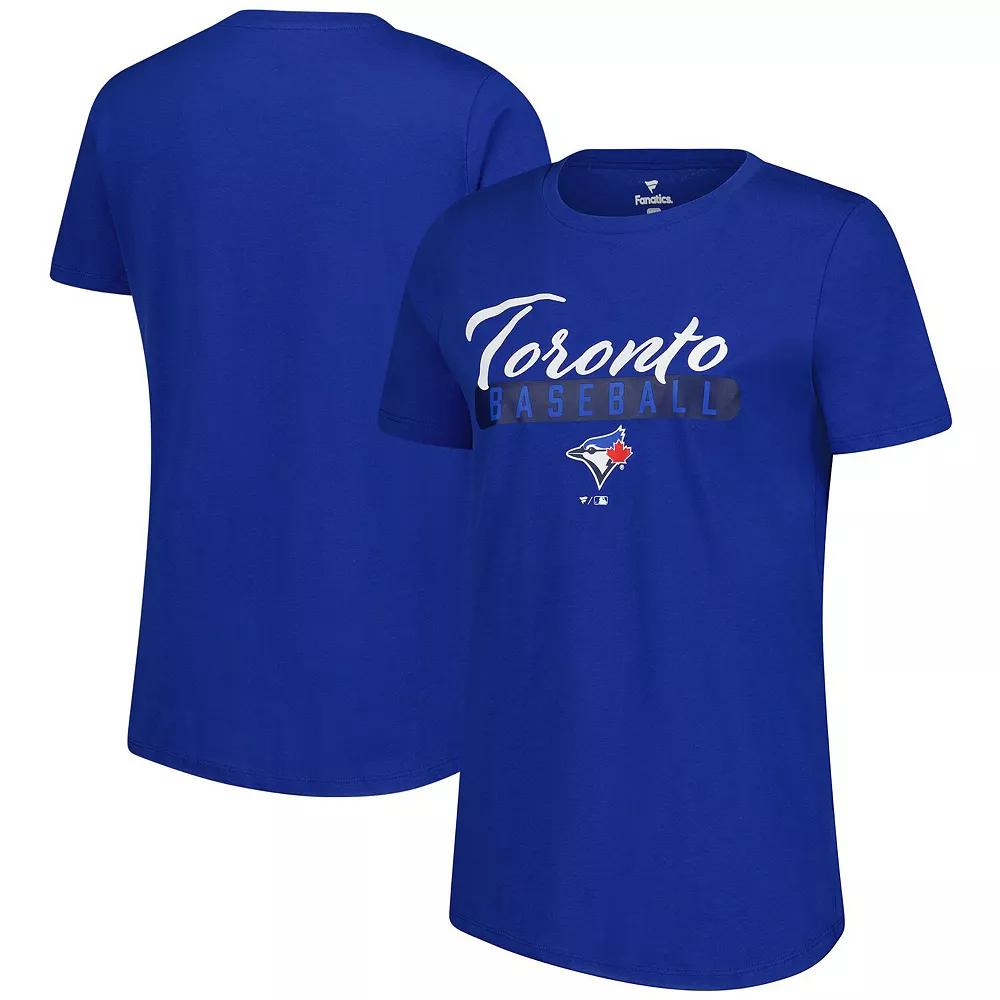 Women's Fanatics Royal Toronto Blue Jays Fan T-Shirt, Size: XL, Jay Blue Product Image