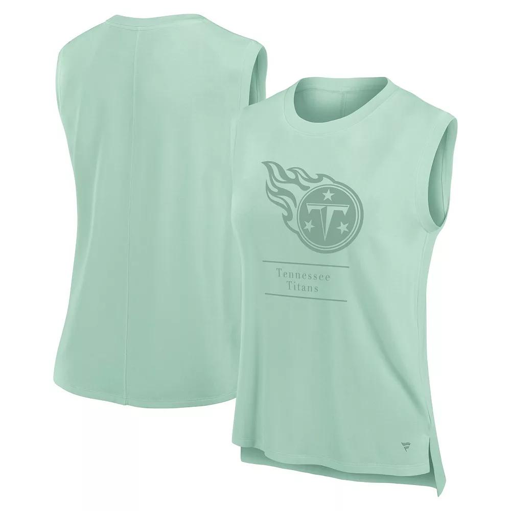 Women's Fanatics Mint Tennessee Titans Studio Embrace Tank Top,  Product Image