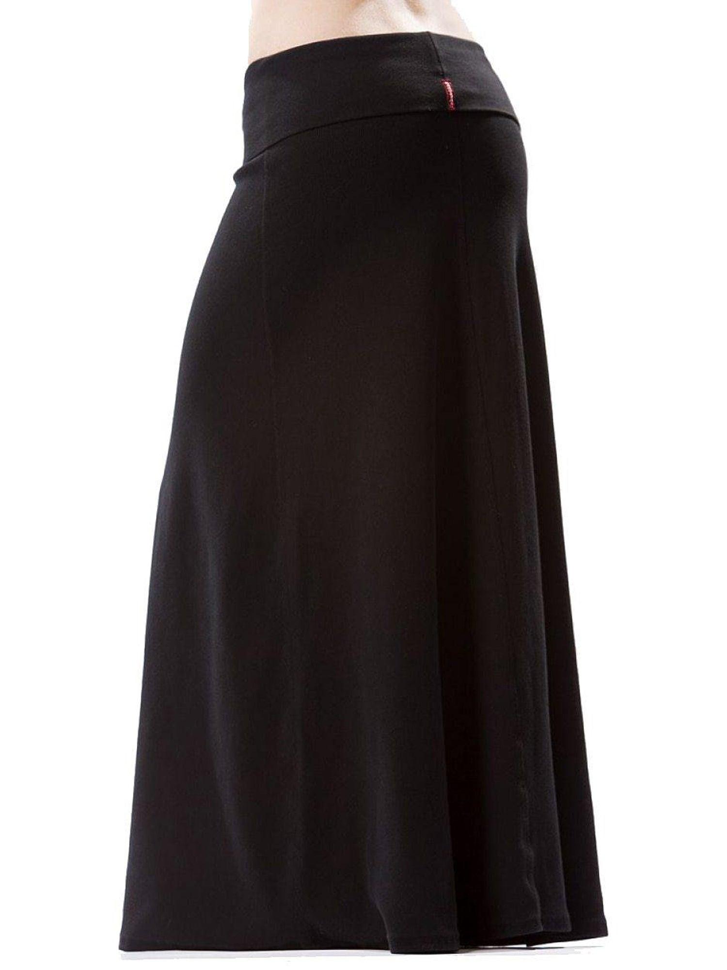 Hard Tail Ribbed Rolldown Sweep Skirt CS-103 Product Image