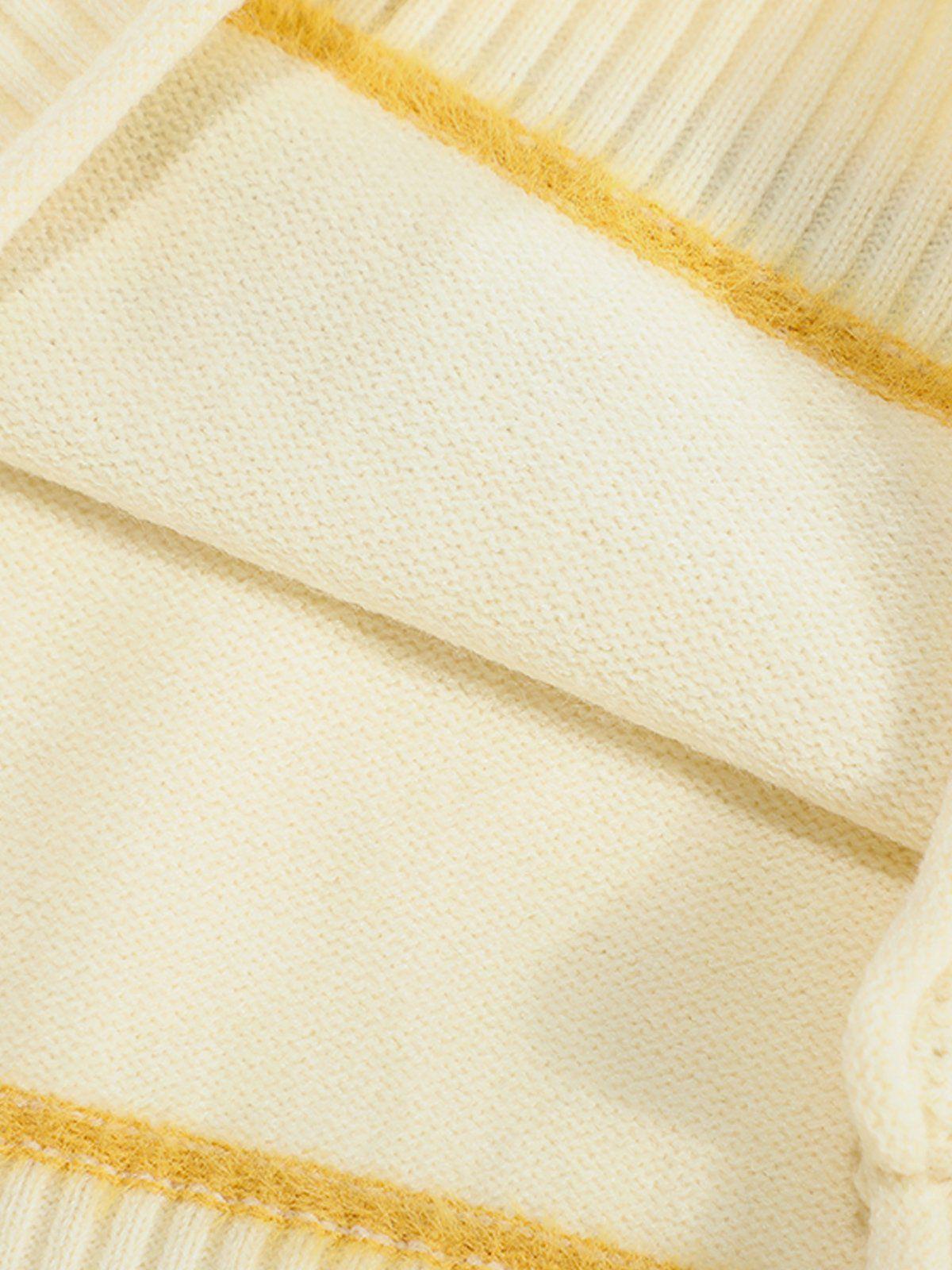 Aelfric Eden Stripe V-Neck Sweater Vest Product Image