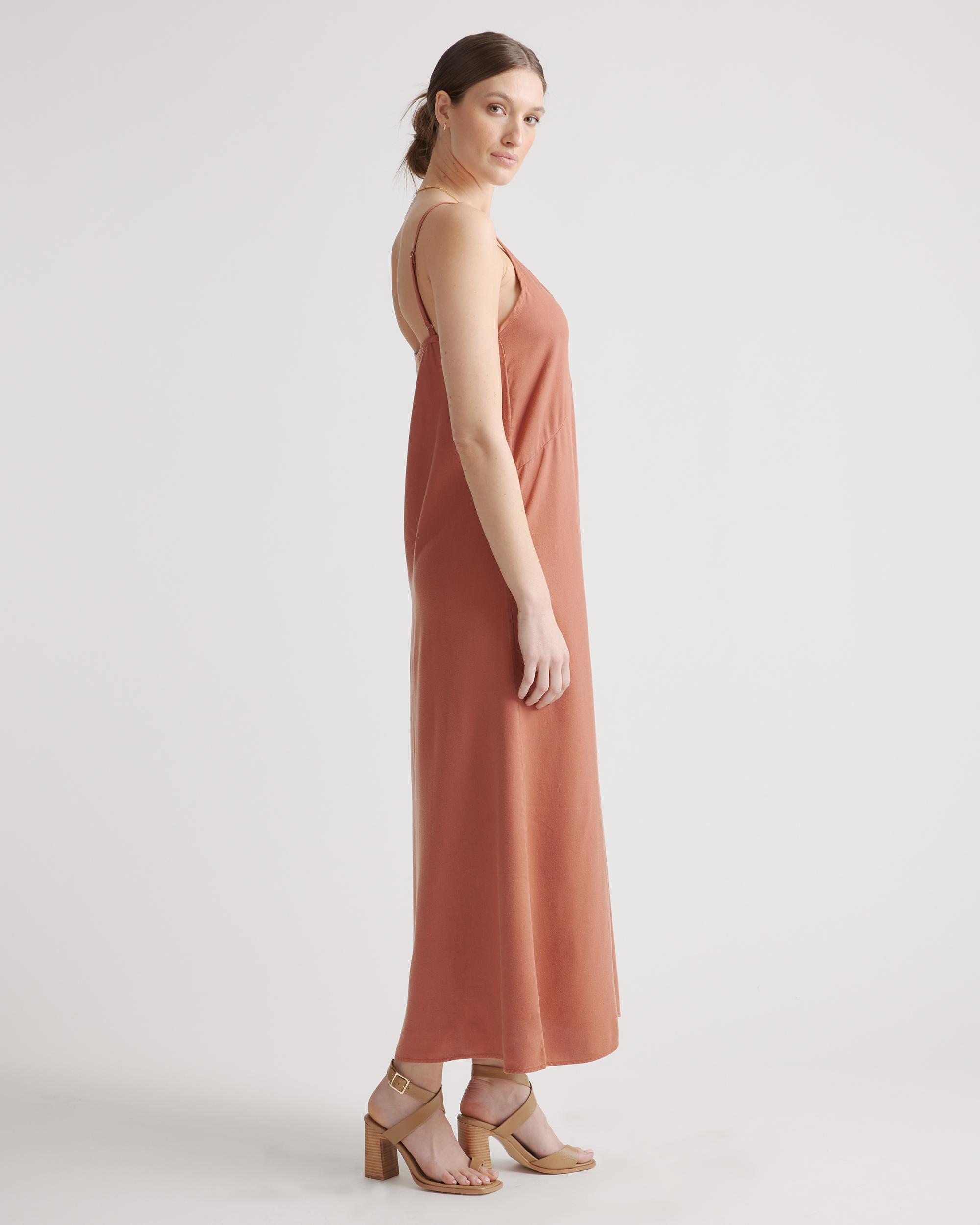 Quince | Women's Vintage Wash Tencel Maxi Slip Dress Size XS Product Image