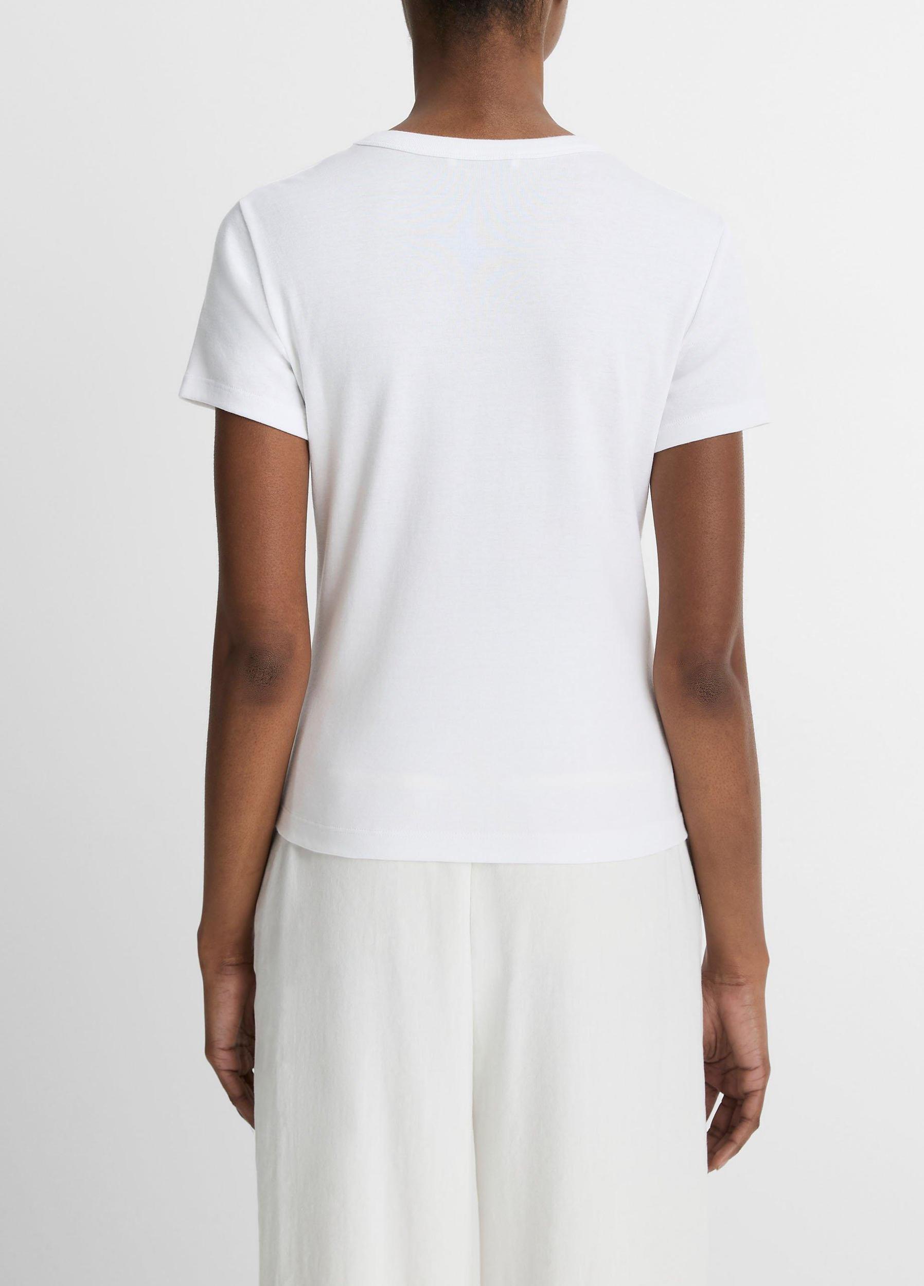 Pima Cotton-Blend '90s Shrunken T-Shirt Product Image