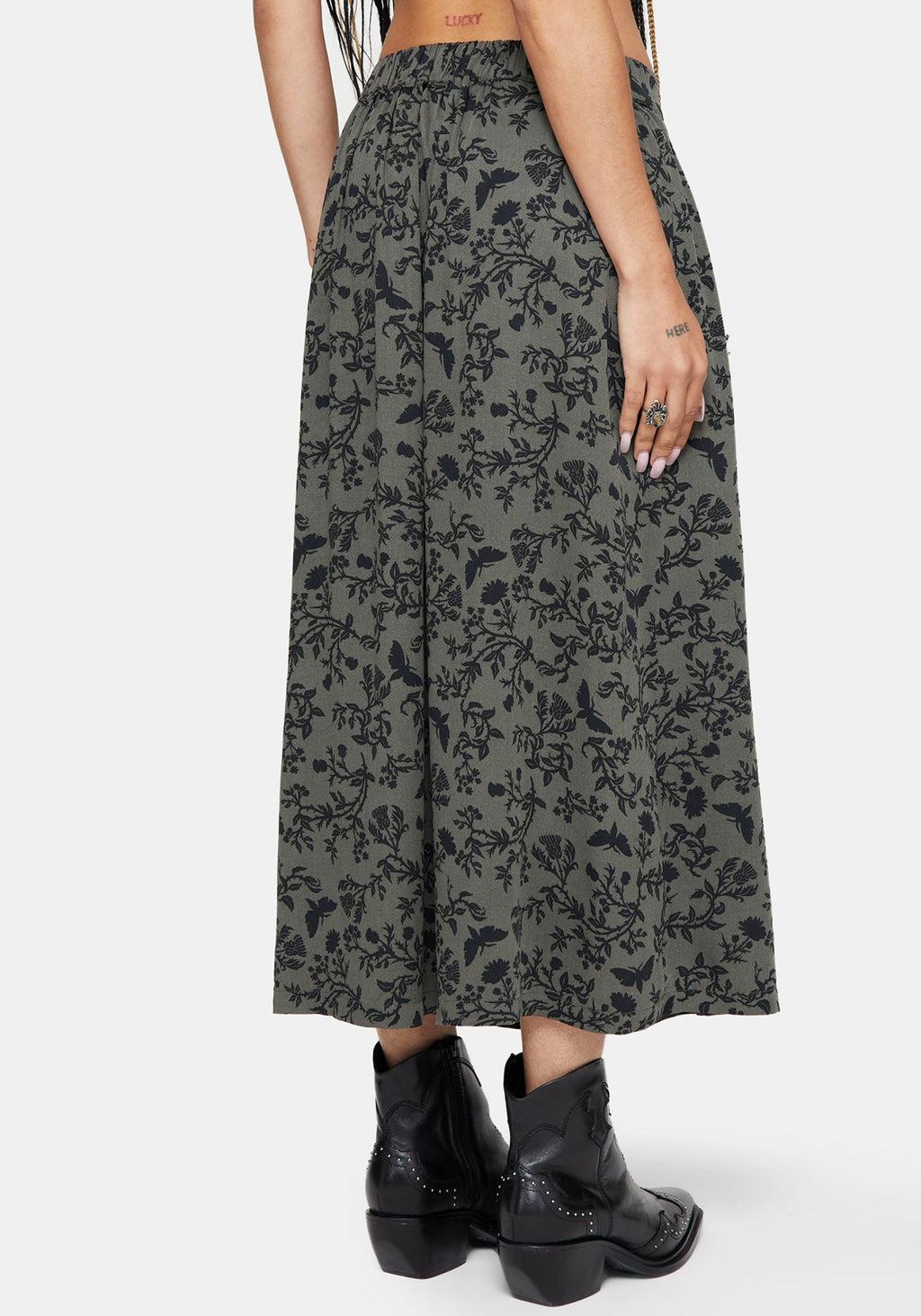 Morgana Midi Shirt Dress - Green Product Image