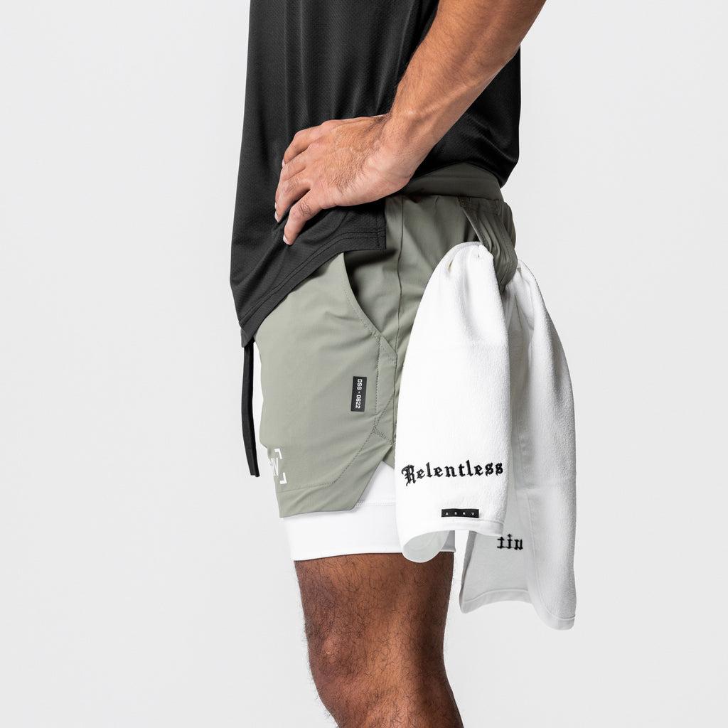 0622. Tetra-Lite® 5" Liner Short - Sage/White Product Image